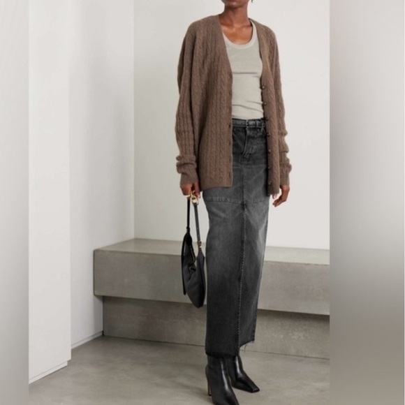 Reformation Tazz Paneled Organic Denim Skirt - Picture 10 of 10